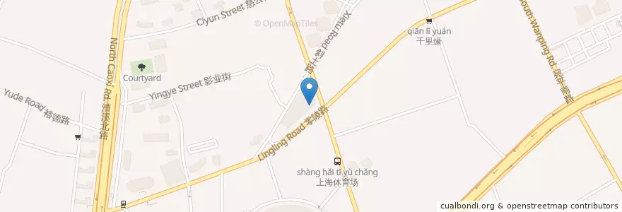 Mapa de ubicacion de 唐韵秦风 en China, Shanghai, Xuhui.