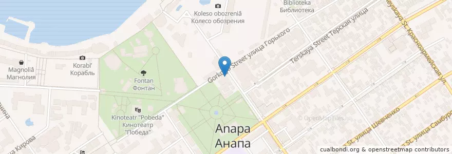 Mapa de ubicacion de Dodo Pizza en ロシア, 南部連邦管区, クラスノダール地方, Городской Округ Анапа.