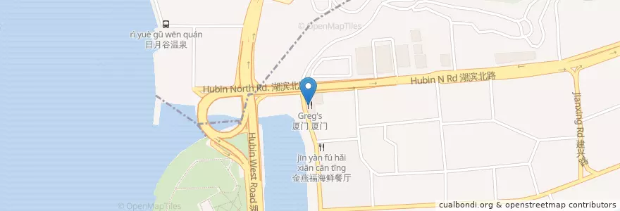 Mapa de ubicacion de 厦门 厦门 en Chine, Fujian.
