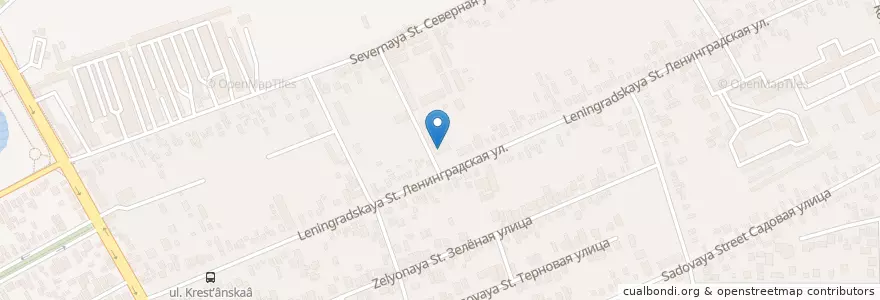Mapa de ubicacion de Кожно-венерический диспансер en Rusland, Zuidelijk Federaal District, Kraj Krasnodar, Городской Округ Анапа.