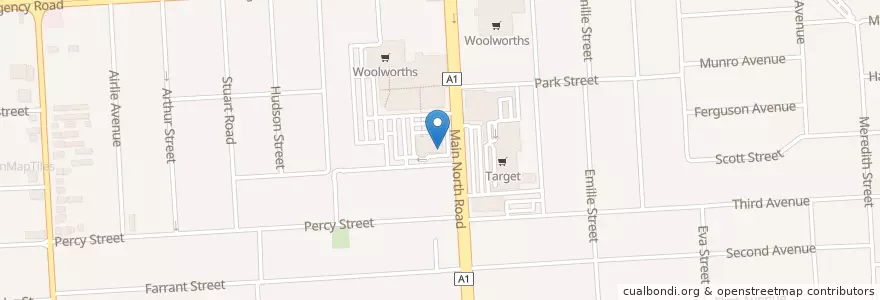 Mapa de ubicacion de wok in a box en 澳大利亚, 南澳大利亚州, Adelaide, City Of Port Adelaide Enfield, City Of Prospect.