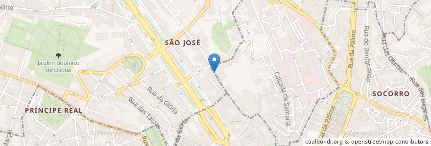 Mapa de ubicacion de Fabrica coffee roasters en پرتغال, Área Metropolitana De Lisboa, Lisboa, Grande Lisboa, لیسبون.