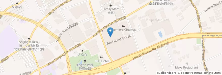 Mapa de ubicacion de Dadong en Китай, Шанхай.