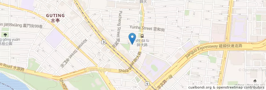Mapa de ubicacion de Mary Jane's Pizza en 臺灣, 新北市, 臺北市.