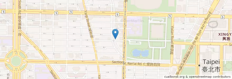 Mapa de ubicacion de 博勝殿 en تایوان, 新北市, تایپه, 大安區.