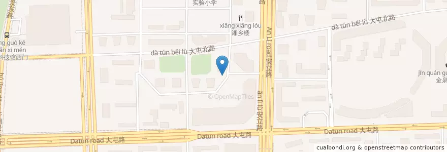Mapa de ubicacion de 招商银行 en 中国, 北京市, 河北省, 朝阳区.
