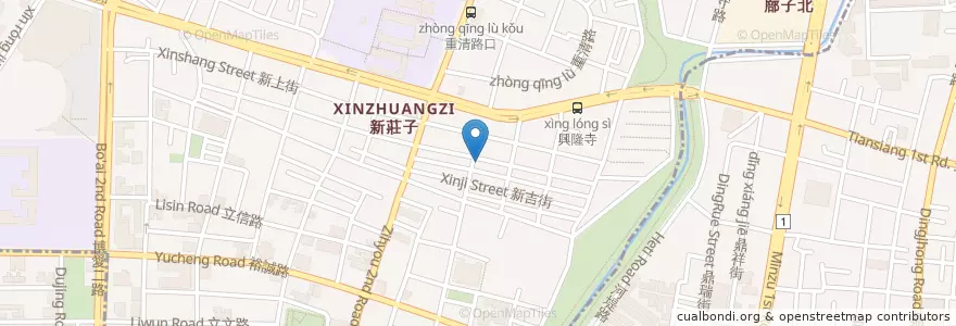 Mapa de ubicacion de 廟口麵店 en 臺灣, 高雄市, 左營區.