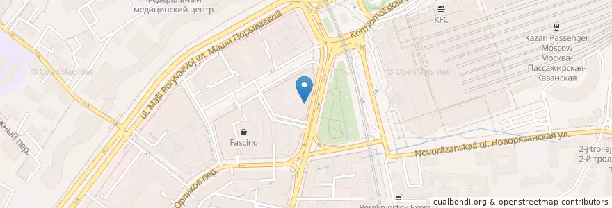 Mapa de ubicacion de Даблби en Russie, District Fédéral Central, Moscou, Центральный Административный Округ, Красносельский Район.