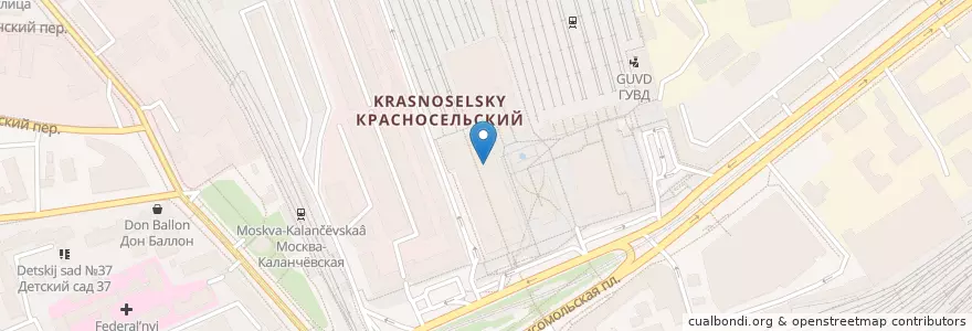 Mapa de ubicacion de IL Патио en ロシア, 中央連邦管区, モスクワ, Центральный Административный Округ, Красносельский Район.