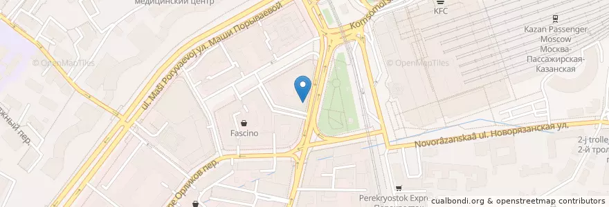 Mapa de ubicacion de Новостом en 러시아, Центральный Федеральный Округ, Москва, Центральный Административный Округ, Красносельский Район.
