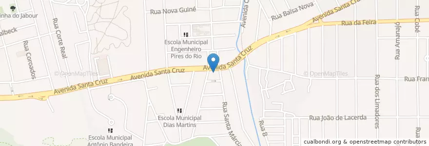 Mapa de ubicacion de UPA 24H - Senador Camará en 브라질, 남동지방, 리우데자네이루, Região Metropolitana Do Rio De Janeiro, Região Geográfica Imediata Do Rio De Janeiro, Região Geográfica Intermediária Do Rio De Janeiro, 리우데자네이루.