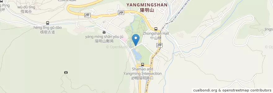 Mapa de ubicacion de 地瓜湯米粉湯 en 臺灣, 新北市, 臺北市, 北投區, 士林區.