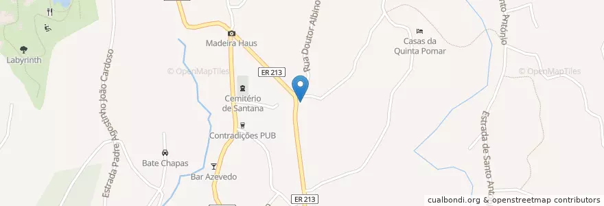 Mapa de ubicacion de Marcel's Bistro en Portekiz, Santana, Santana.