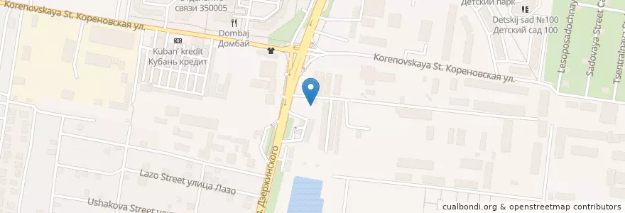 Mapa de ubicacion de Автомойка en 러시아, 남부연방관구, Краснодарский Край, Городской Округ Краснодар.