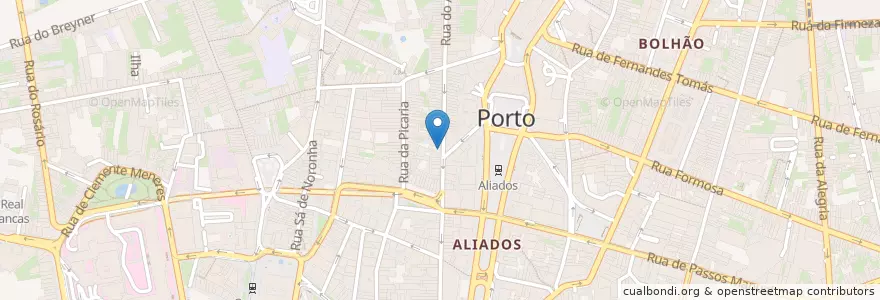 Mapa de ubicacion de Hamburgueria DeGema Artesanal en Portugal, Norte, Área Metropolitana Do Porto, Porto, Porto, Cedofeita, Santo Ildefonso, Sé, Miragaia, São Nicolau E Vitória.