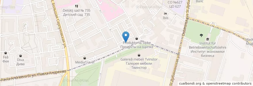Mapa de ubicacion de ИТБ Финанс en ロシア, 中央連邦管区, モスクワ, Южный Административный Округ, Центральный Административный Округ.