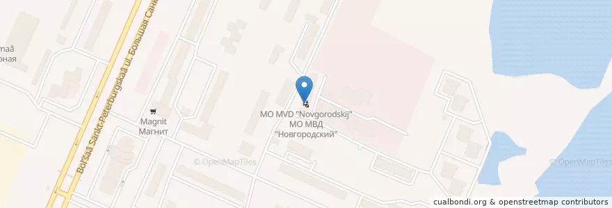 Mapa de ubicacion de МО МВД "Новгородский" en Russland, Föderationskreis Nordwest, Oblast Nowgorod, Rajon Nowgorod, Городской Округ Великий Новгород.