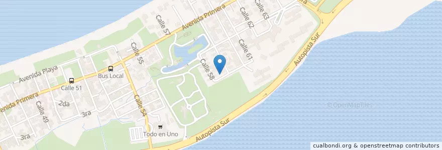 Mapa de ubicacion de Waco's Club en كوبا, Matanzas, Cárdenas, Varadero.