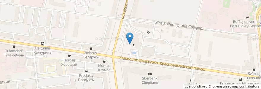 Mapa de ubicacion de Puzzle bar en Russland, Föderationskreis Zentralrussland, Oblast Tula, Stadtkreis Tula.