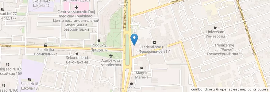 Mapa de ubicacion de Sparta en 러시아, 남부연방관구, Краснодарский Край, Городской Округ Краснодар.
