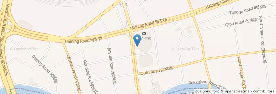 Mapa de ubicacion de 度小月 en 中国, 上海市.