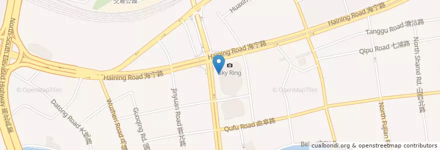 Mapa de ubicacion de Costa en 중국, 상하이.