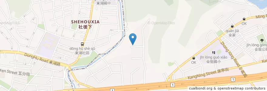 Mapa de ubicacion de 強力錄音室 en Taïwan, Nouveau Taipei, Taipei.