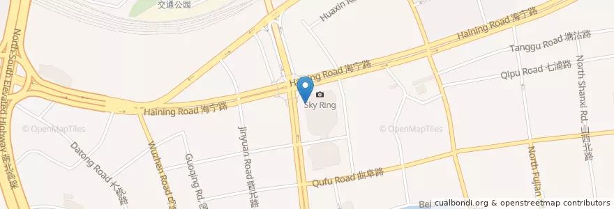 Mapa de ubicacion de 乐凯撒披萨 en 中国, 上海市.