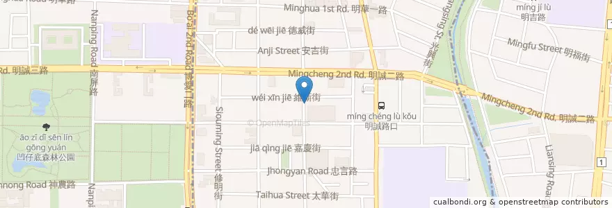 Mapa de ubicacion de 八方雲集至聖店 en Taïwan, Kaohsiung, 三民區, 左營區.