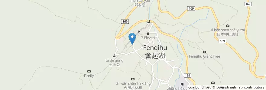 Mapa de ubicacion de 街仔尾草仔粿 en 臺灣, 臺灣省, 嘉義縣, 竹崎鄉.