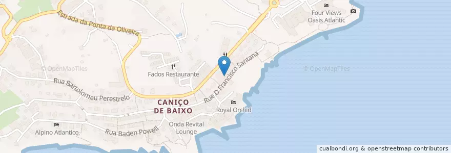 Mapa de ubicacion de Magoscar en 葡萄牙, Caniço.