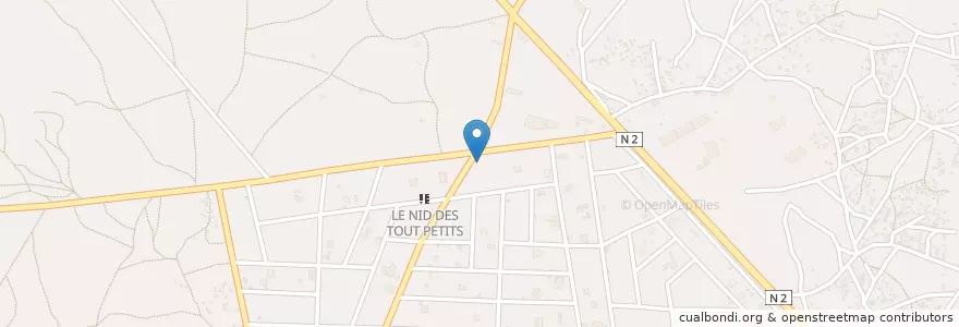 Mapa de ubicacion de Station ORYX-Bassinko en 부르키나파소, Centre, Kadiogo, 와가두구.