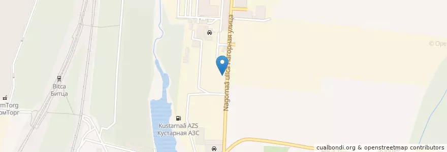 Mapa de ubicacion de Приём поддонов (европаллет) en Russia, Central Federal District, Moscow Oblast, Southern Administrative Okrug, Leninsky District.