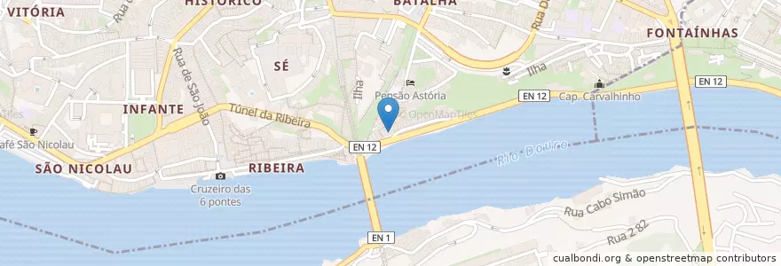 Mapa de ubicacion de Rent in Porto - Rent Bike Car Moto Rent Porto Centro Portugal en پرتغال, Norte, Área Metropolitana Do Porto, Porto, Porto, Vila Nova De Gaia.