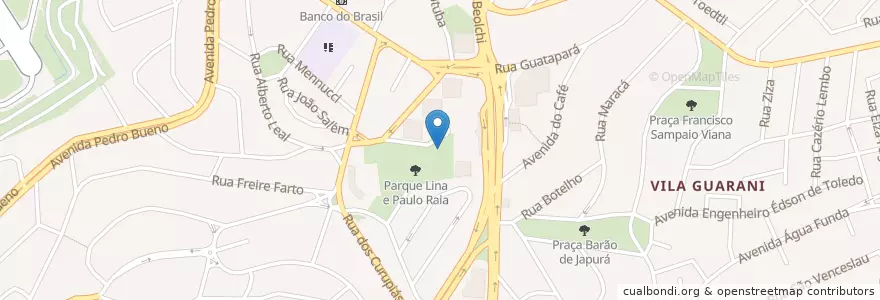 Mapa de ubicacion de EMIA - Escola Municipal de Iniciação Artística en ブラジル, 南東部地域, サンパウロ, Região Geográfica Intermediária De São Paulo, Região Metropolitana De São Paulo, Região Imediata De São Paulo, サンパウロ.