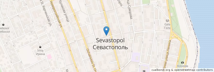 Mapa de ubicacion de Tiffany en Russia, South Federal District, Sevastopol, Sevastopol, Ленинский Район, Ленинский Округ.