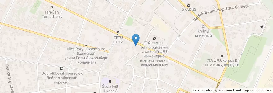 Mapa de ubicacion de Хмельнофф en Russie, District Fédéral Du Sud, Ростовская Область, Городской Округ Таганрог.