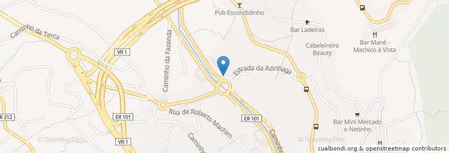 Mapa de ubicacion de Snack Bar Artifíces do Sorriso en Португалия, Machico, Machico.