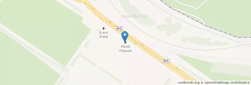 Mapa de ubicacion de Пикник en Rusia, Distrito Federal Central, Óblast De Riazán, Рязанский Район, Турлатовское Сельское Поселение.