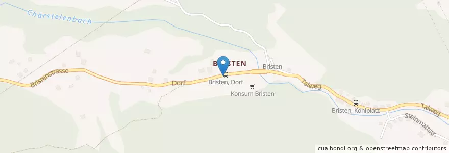 Mapa de ubicacion de Raiffeisen en Suisse, Uri, Silenen.