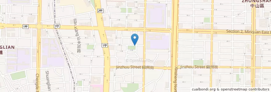 Mapa de ubicacion de 天皇宮 en 臺灣, 新北市, 臺北市, 中山區.