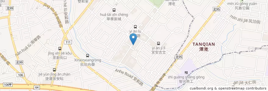 Mapa de ubicacion de 椰林 幼兒園 en 臺灣, 新北市, 中和區, 永和區.