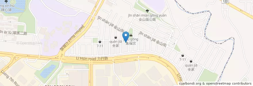 Mapa de ubicacion de 阿力鹽酥雞 en 台湾, 台湾省, 新竹市, 東区.
