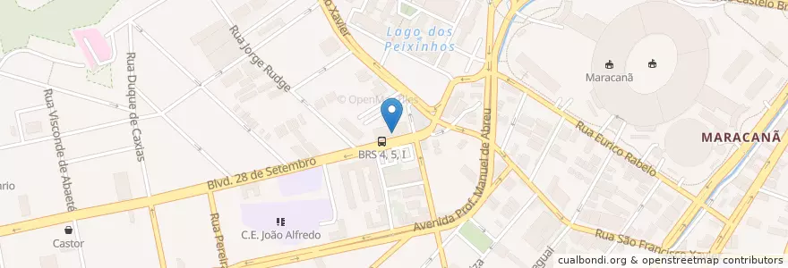 Mapa de ubicacion de Caixa Econômica Federal en 브라질, 남동지방, 리우데자네이루, Região Geográfica Imediata Do Rio De Janeiro, Região Metropolitana Do Rio De Janeiro, Região Geográfica Intermediária Do Rio De Janeiro, 리우데자네이루.