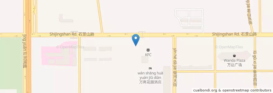 Mapa de ubicacion de China Construction Bank en Chine, Pékin, Hebei, 石景山区.