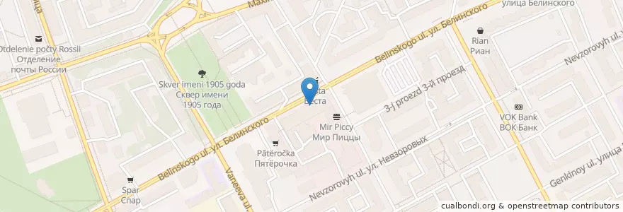 Mapa de ubicacion de Самурай en Russie, District Fédéral De La Volga, Oblast De Nijni Novgorod, Городской Округ Нижний Новгород.