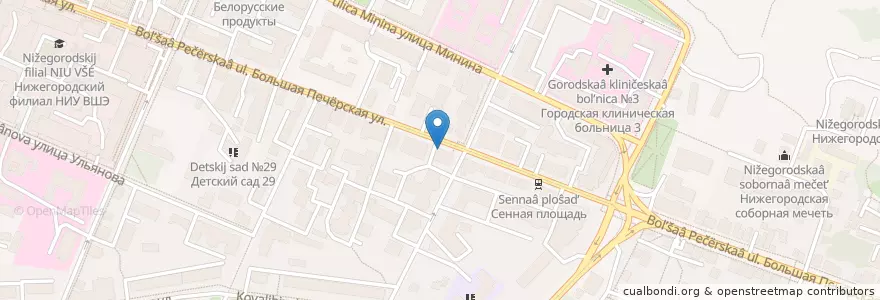 Mapa de ubicacion de Самурай en ロシア, 沿ヴォルガ連邦管区, ニジニ・ノヴゴロド州, ニジニ・ノヴゴロド管区.