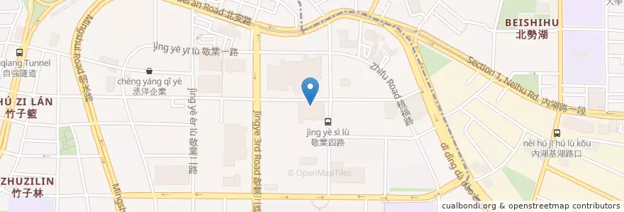 Mapa de ubicacion de 大食代 en تایوان, 新北市, تایپه, 內湖區.