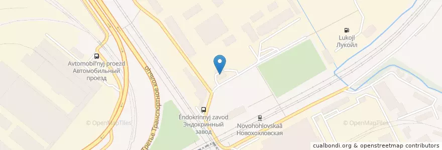 Mapa de ubicacion de Лукойл en Россия, Центральный Федеральный Округ, Москва, Юго-Восточный Административный Округ.