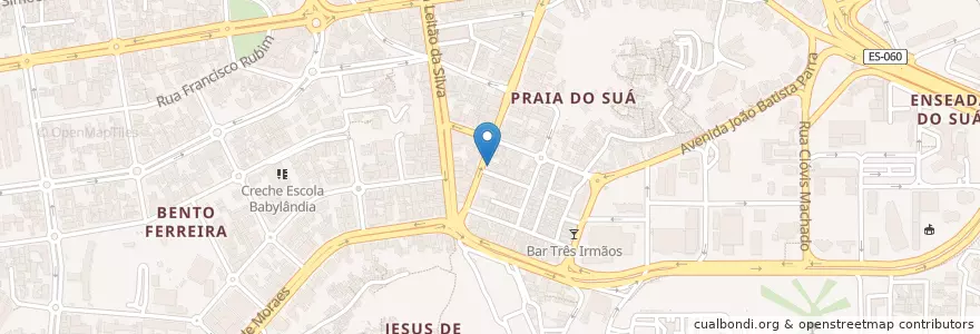 Mapa de ubicacion de Restaurante São Pedro en برزیل, منطقه جنوب شرقی برزیل, اسپیریتو سانتو, Região Geográfica Intermediária De Vitória, ویتوریا, Região Metropolitana Da Grande Vitória, Microrregião Vitória.